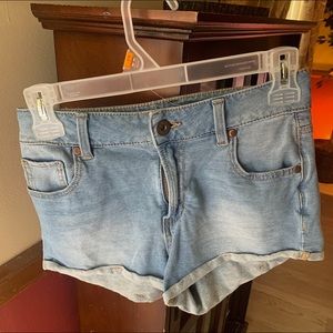 High rise stretchy short